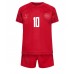 Maillot de foot Danemark Christian Eriksen #10 Domicile vêtements enfant Monde 2022 Manches Courtes (+ pantalon court)